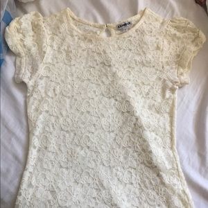 Beautiful lace shirt.